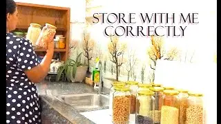How to store Dry Food Ingredients correctly/Store & cook with me.වියළි ආහාර ද්&zwj;රව්&zwj;ය නිවැරදිව අසුරමු