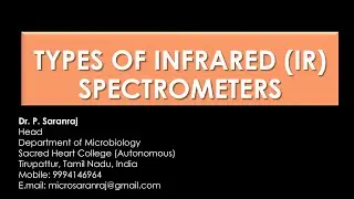 Types of Infrared (IR) Spectrometers