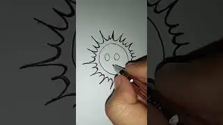 Smiling Sun Drawing😊☀️