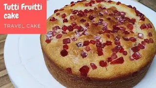 TUTTI FRUITTI CAKE | Travel cake- simplest cake with all the tips in Hindi | Egglesscake SimplySuman