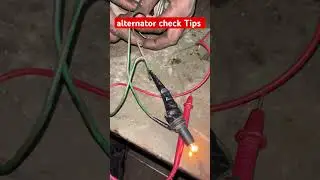 how to check alternator on table #automobile #wiring ￼#alternator #alternators #noorcarac #careng￼￼￼