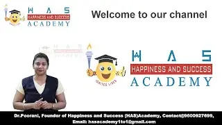 About Dr. Poorani and HAS Academy... Journey continues...