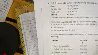 Financial management bcom 4th sem question paper solved. Karnataka university dharwad 2024
