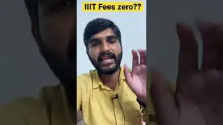 IIIT Fees Zero(0)😳 Reality? | IIITs Scholarship #jeemain2022 #iiit #jeemains2022 #jee2022