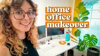 Home office transformation ✨ declutter, reorganize, & reset
