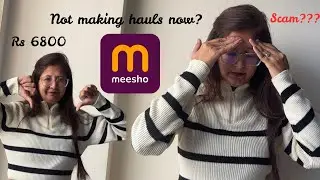 Meesho Scam⁉️Loss of Rs 6800 😢Will I do hauls again? ​⁠@Meesho  #scam #meesho