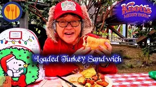 Loaded Turkey Sandwich at Boardwalk BBQ: 2025 Knott's Merry Farm