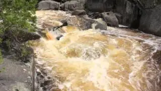 Class V Riverboarding - Mike McVey - Complete descent of Sandy Stream IV-V in Maine