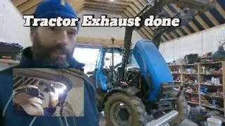 Tractor exhaust is finally done
