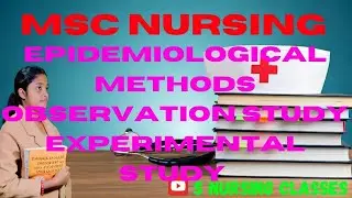 epidemiological method msc nursing 1st year, sub- advance nursing practice ,