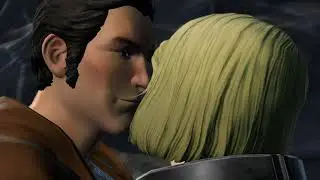 SWTOR: Outlander kisses Lana Beniko before fighting Arcann
