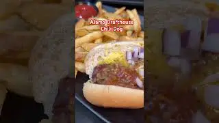 Alamo Drafthouse Chili Dog.  #alamodrafthouse