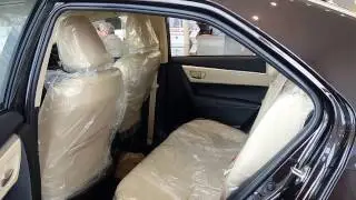 Toyota Corolla Altis 2017 Rear Interiors Video