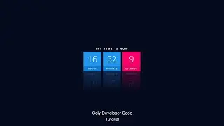 Digital Clock on Real Time for your Website | Using HTML, CSS & JS | [Coly💜 Developer Code]