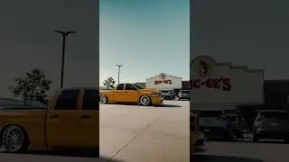 Statik Dropped Dodge Ram Crew Cab on Cosmis Wheels at Buc-ees #bucees #crewcab #dodgeram #dogde #ram