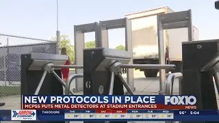 New high school football stadium security measures