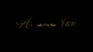 Gold Lettering Animation Technique #aftereffects #tutorial