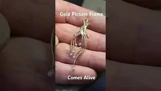 Transforming a Gold Frame into a Custom Opal Pendant