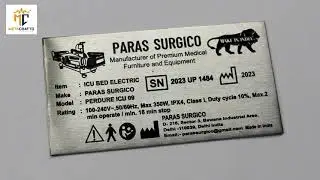 #steel name plate for machine #how  to make steel name plates #steel name plates for home