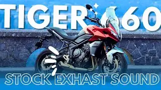 Stock Exhaust Sound - Triumph Tiger sport 660 - POV video