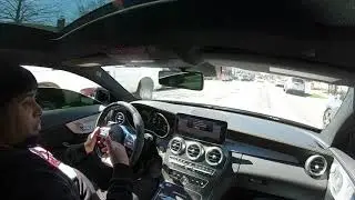 POV Drive FULLY STRAIGHT PIPED AMG C63s Catless Downpipes - TUNED c63 NO BLURBLE NONSENSE!