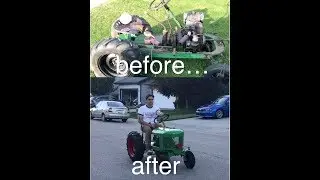 Refresh And Test Drive of a 1952 Garden Master Jr. Tractor