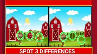 Spot the difference game easy || Spot the hidden differences