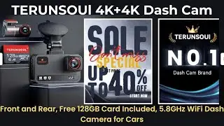 4K Front & Rear Dash Cam Test | Clear Day & Night Footage for Accident Evidence