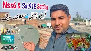 How to Nss6 Se Measat 91E Free TV Channels | Complete Dish Setup & Satellite Antenna Setting