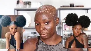 Sooo I Tried Recreating Ciara's Met Gala Puff Hair | Shalom Blac