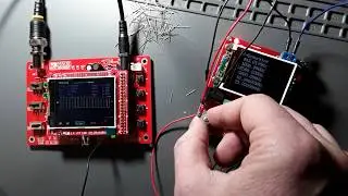 Testing the DSO 138 oscilloscope and KKmoon GM328 Component Tester / Frequency Generator