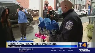 Thanking frontline workers