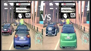 Audi RS4 vs Ford Focus ST ll Cars Racing Performance Comparison in Game play
