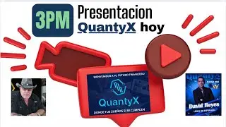 SUPER PRESENTACION EN VIVO @ 3pm Miami #QuantyX..TU DINERO TRABAJANDO para ti...