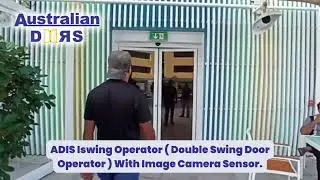 Australian Doors | ADIS Iswing Operator ( Double Swing Door Operator ) With Image Camera Sensor.