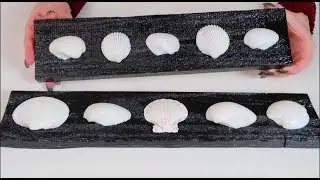 DOLLAR TREE DIY SEASHELL WALL ART *CHEAP*