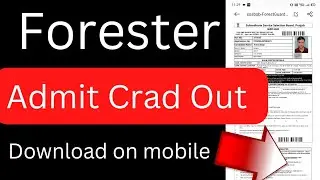 Punjab Forester Admit Card Out Jaldi Download Karo 2022