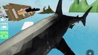 TWO BONUS ROUNDS?! Shark Bite with friends! - Roblox