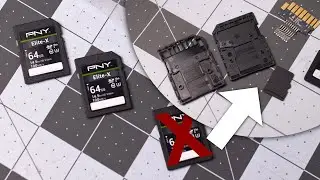 PNY Elite-X 64GB SD Card 3-Pack: What the... It's a Micro SD Card!