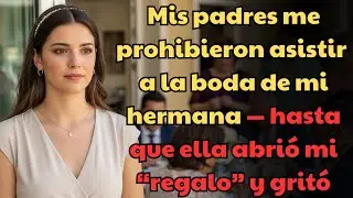Mis padres me prohibieron asistir a la boda de mi hermana — hasta que ella abrió mi “regalo” y gritó