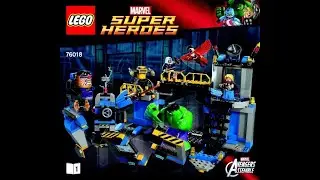 76018 Instrucciones para LEGO Hulk Lab Smash