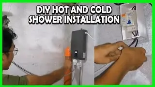 DIY SHOWER HEATER INSTALLATION | HOT AND COLD SHOWER INSTALLATION. PAANO MAG INSTALL NG WATER HEATER