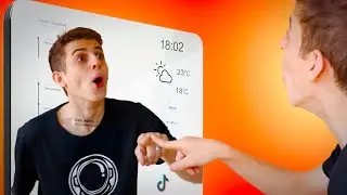 Fiz um ESPELHO INTELIGENTE (Smart Mirror)