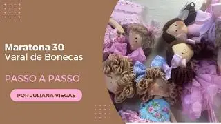 Maratona de Lives 30 3º Dia Varal de bonecas