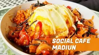 SOCIAL CAFE MADIUN, CAFE ASIK DENGAN MENU PORSI GEDE HARGA TERJANGKAU!