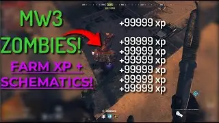 SUPER EASY MW3 XP + SCHEMATIC FARM! Modern Warfare 3 Zombies XP GLITCH! #MW3 #Zombies