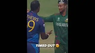 First Time in History Angelo Mathews Given Timed Out in World Cup 2023 #worldcup2023 #slvsban