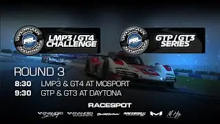 PRL LMP3-GT4 & GTP-GT3 on iRacing | Round 3