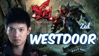 AHQ Westdoor ZED Mid vs LeBlanc | League of Legends