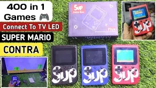 Sup Game Box 400 in 1 Games | Sub Game Box 400 in1  Connect To TV LED